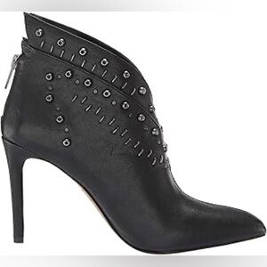 Vince Camuto Kavippa Studded Black Ankle Boots booties